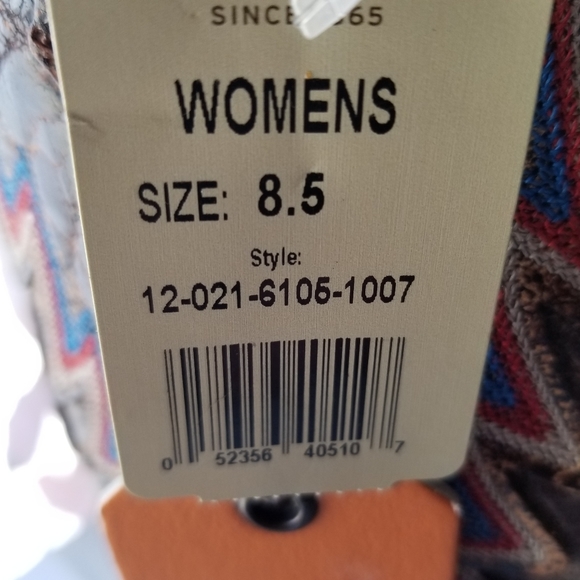 Stetson Leather Cowboy Boots 8.5 Red/White/Blue Western Rodeo Festival Event - Picture 12 of 14